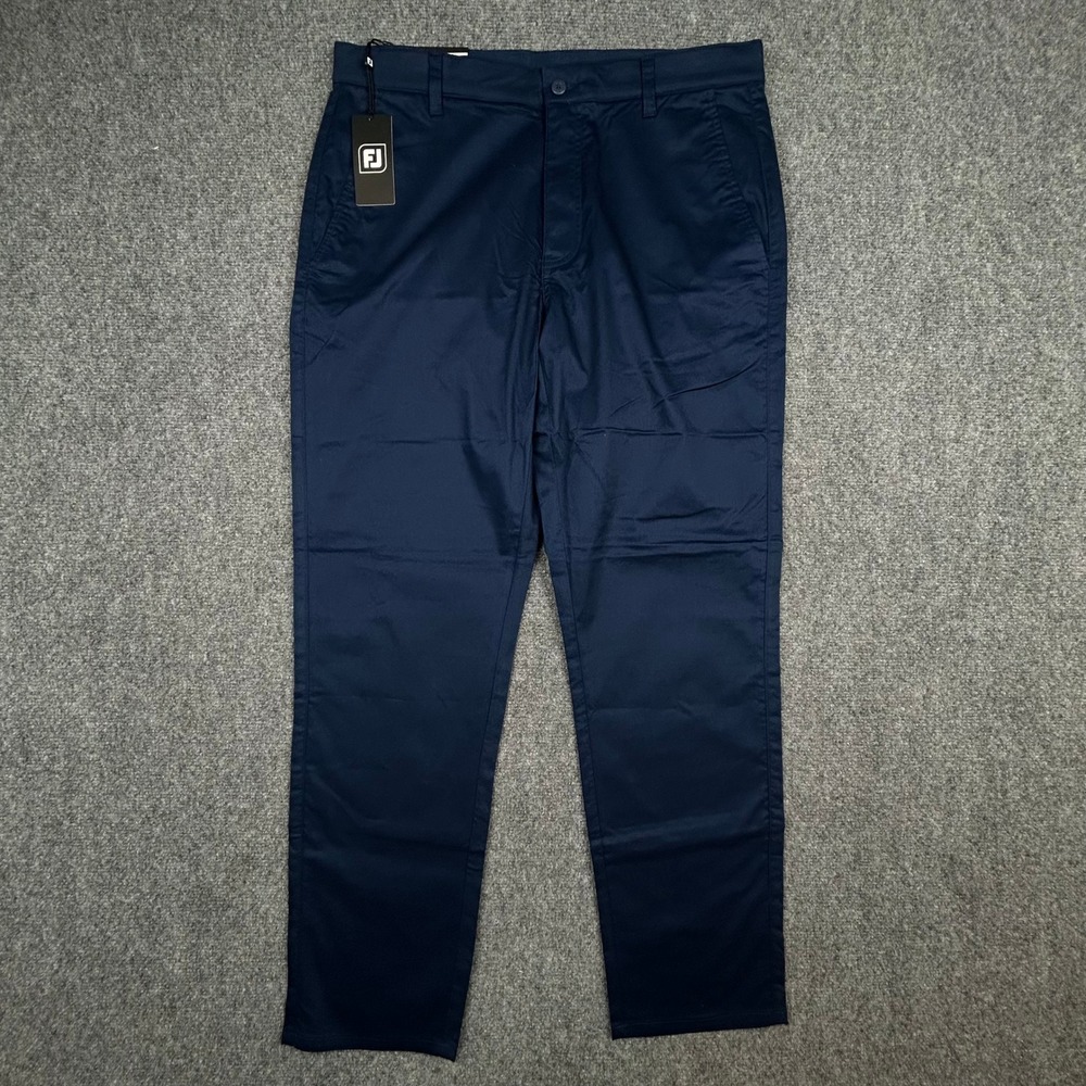 Footjoy Evolve Pant Mens 34x30 Navy Golf Performance Moisture Wicking 31324